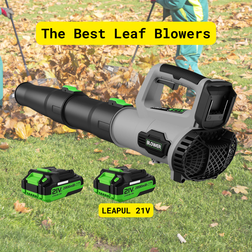 LEAPUL 21V cordless leaf blower lightweight handheld yard tool